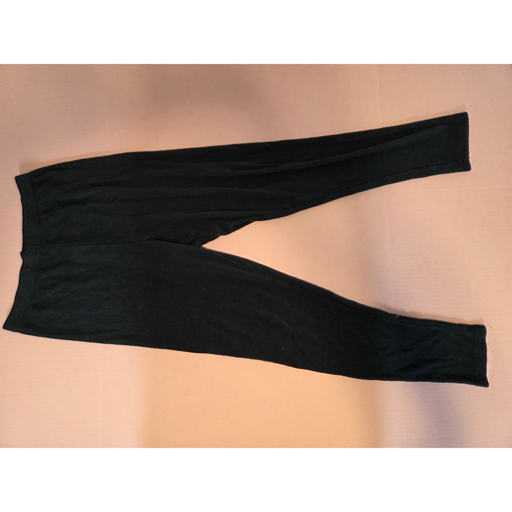 Basic Editions Vintage Knit Leggings Forest Green Acrylic USA Made XL 18627M